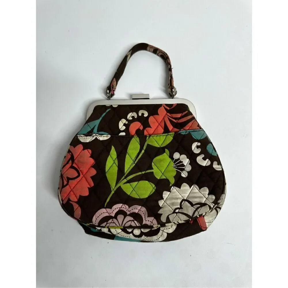 Vera Bradley Mini Frame Kisslock Purse in Lola Print See Description